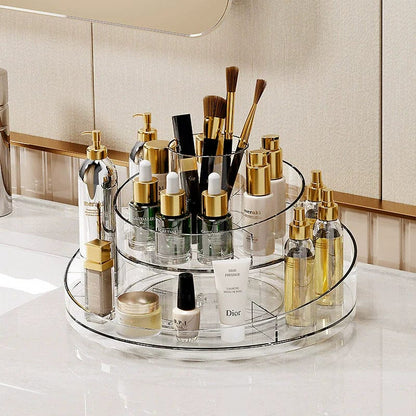 360° Rotating Acrylic Makeup Organizer