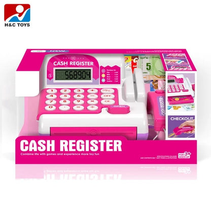 Kids cash register set with accessories