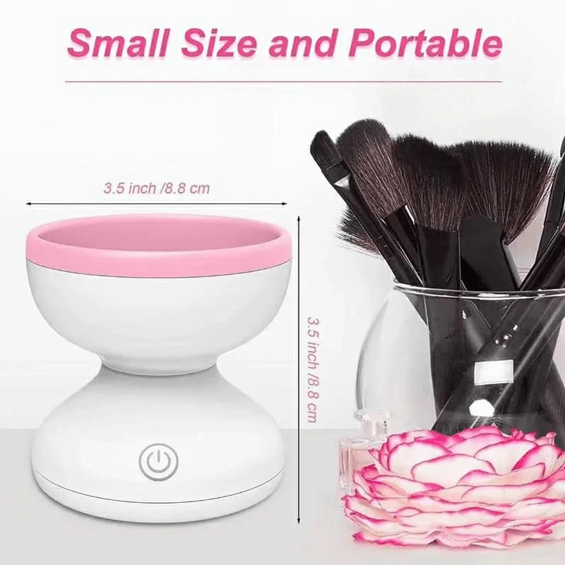 Electric makeup brush cleaner