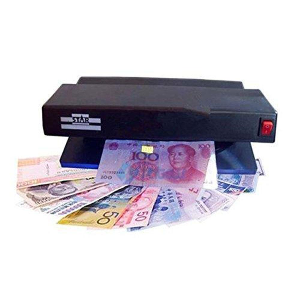 Magnifier 5x led uv money currency checker-glass microscope