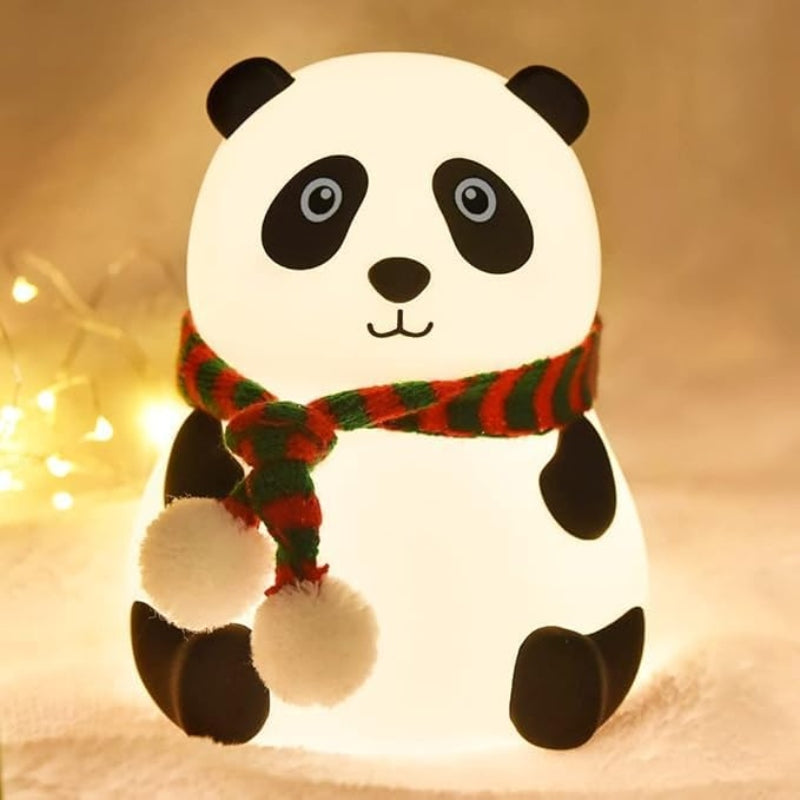 Cute Panda Silicon Night Light Lamp