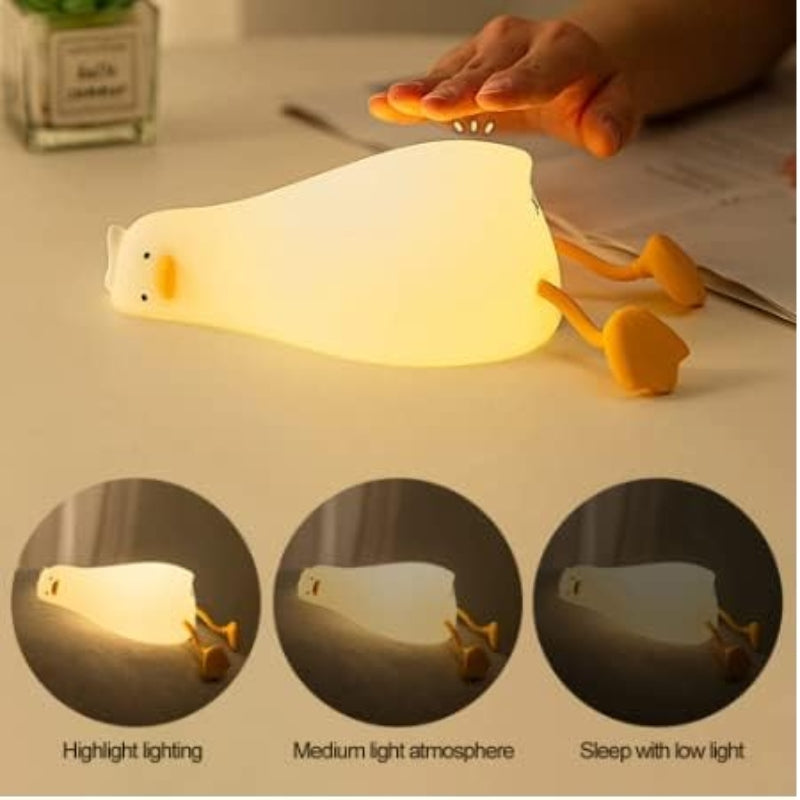 Lying Flat Duck Kids Night Light