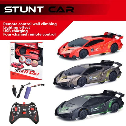 Remote control toy car wall climbing car
