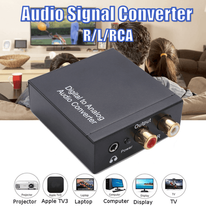 Digital to analog audio converter amplifier