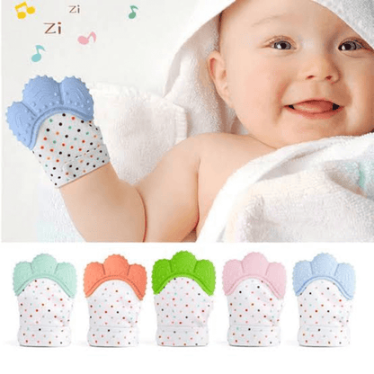 Baby teething glove teether