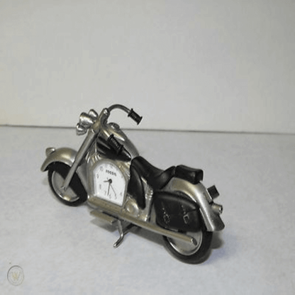 Fossil brand antique harley bike clock- metal black