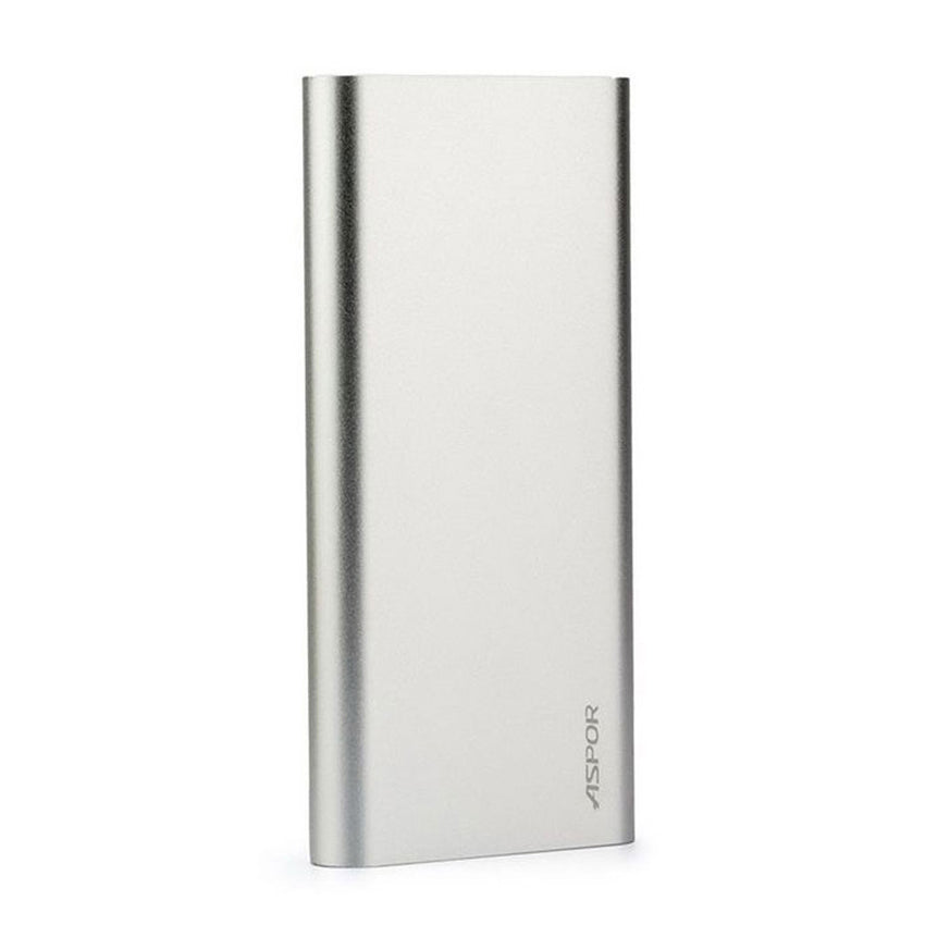Aspor air series ultrathin 10000mah power bank a383 - silver