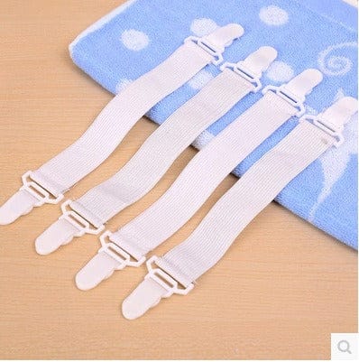 4pcs set adjustable bed sheet fixing clip 