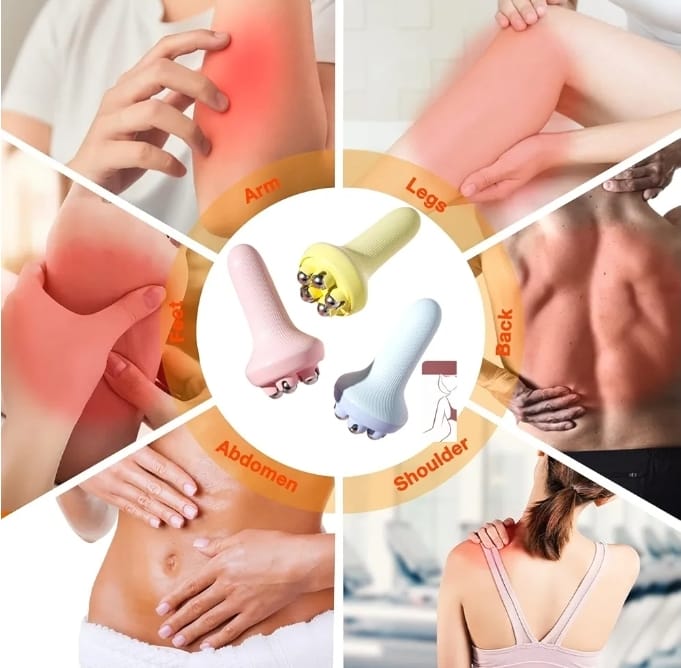 5 Bead Ball Roller Massager 360 Rotate Pressotherapy