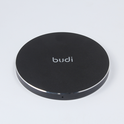 Budi wireless metal charger 10 w for mobile devices