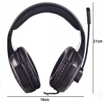 Ps480 classic gaming headset with a led microphone