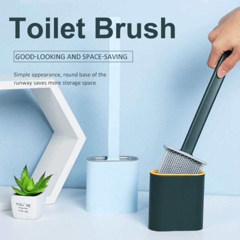 Silicone toilet brush