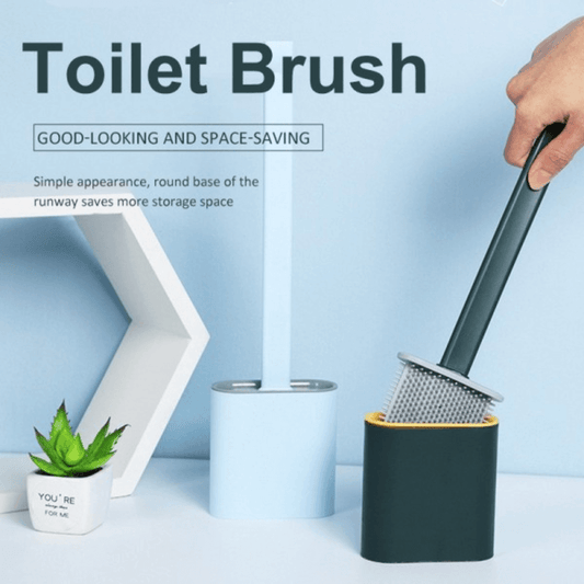 Silicone toilet brush