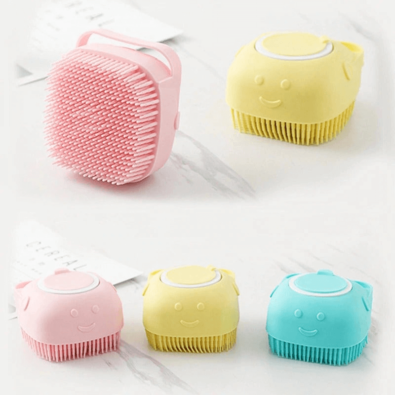 Silicone bath brush