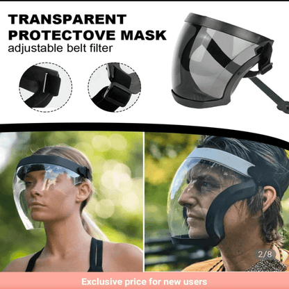 Super protective face shield with filter