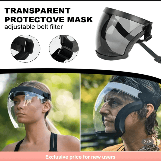 Super protective face shield with filter