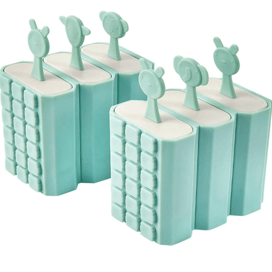 Sets of 6 durable ice pop molds