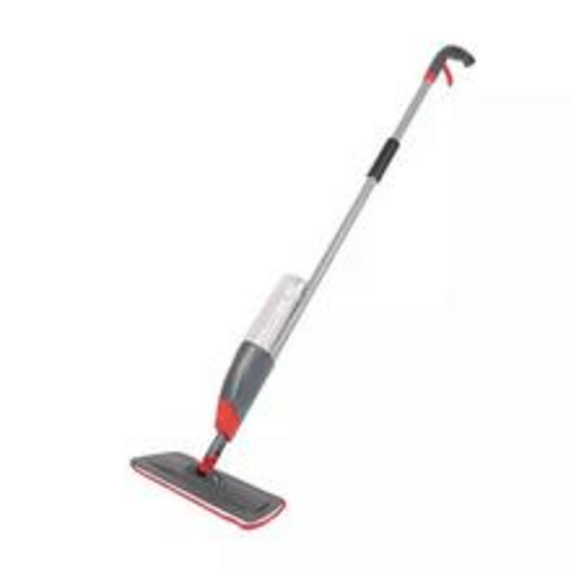 Self spray mop with micro fiber pad