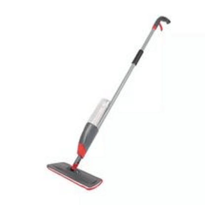 Self spray mop with micro fiber pad
