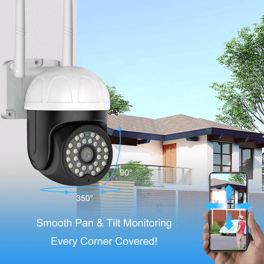 Outdoor ip camera waterproof with presence sensor