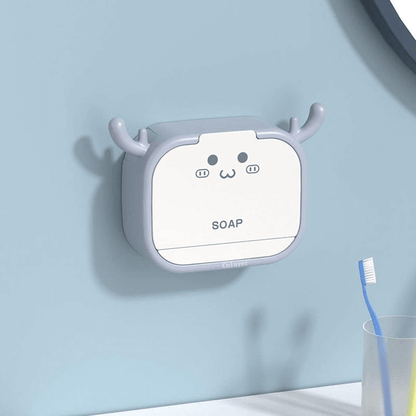 Flip-top cartoon antler soap box