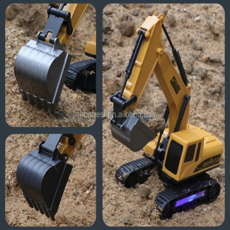 REMOTE CONTROL CHANNEL EXCAVATOR WITH USB CABLE