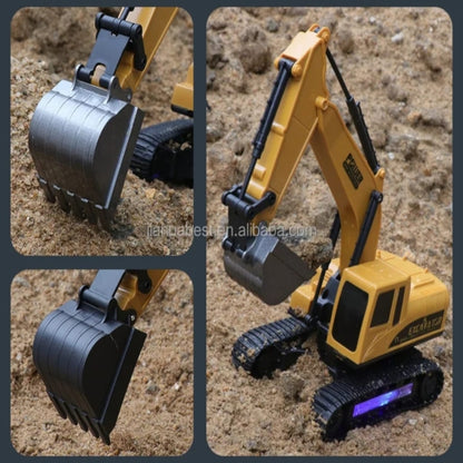 REMOTE CONTROL CHANNEL EXCAVATOR WITH USB CABLE