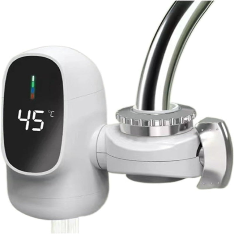 Instant electric hot water heater faucet