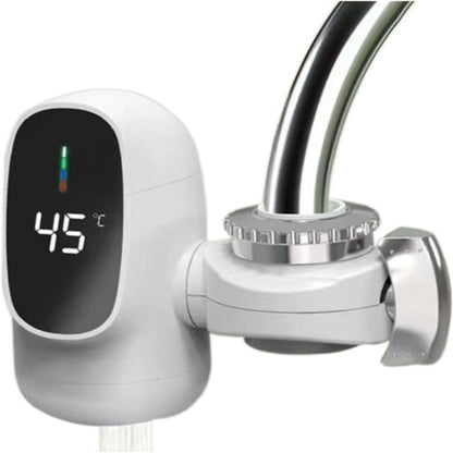Instant electric hot water heater faucet
