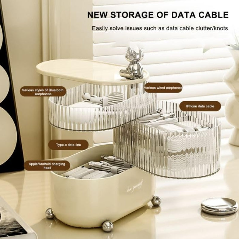 Rotating jewelry organizer