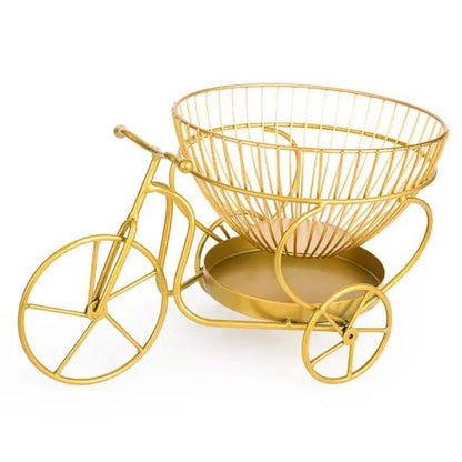 Fruit Storage Basket Decor Bicycle Shaped