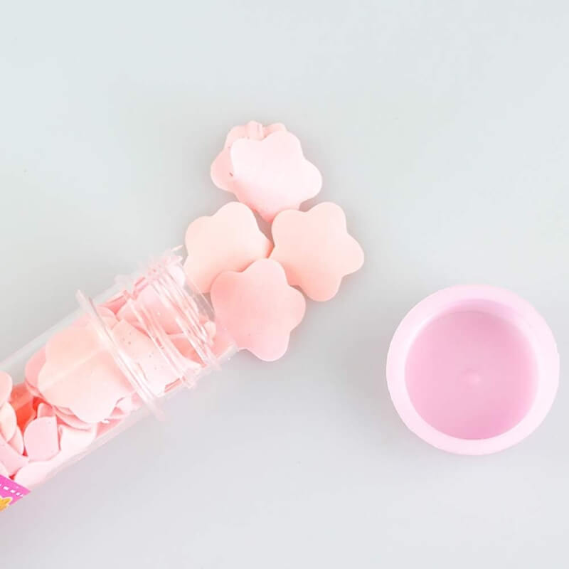 Portable mini flower paper soap