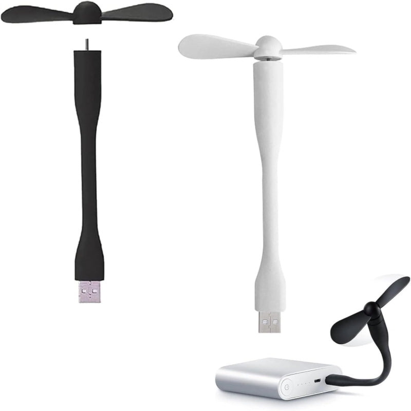 USB Fan Summer Flexible Power Bank