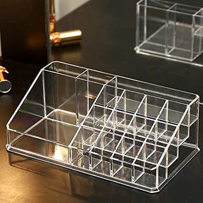 Cosmetic organizer lipstick stand holder