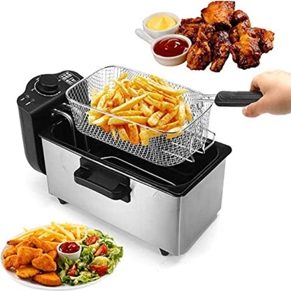 Electric deep fryer of 4.5l tank capacity