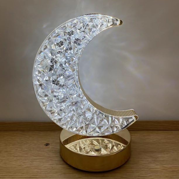 Led moon shape touch sensor night light