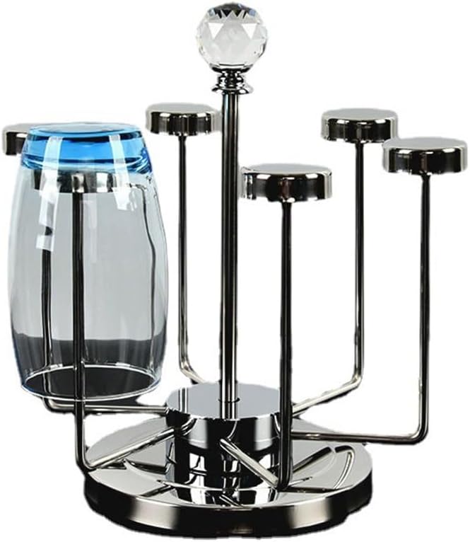 Glass Holder Rack Stainless Steel 6 Cups