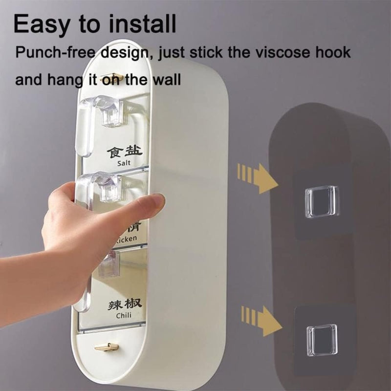 Wall Mounted Spice Organizer 5 Layer