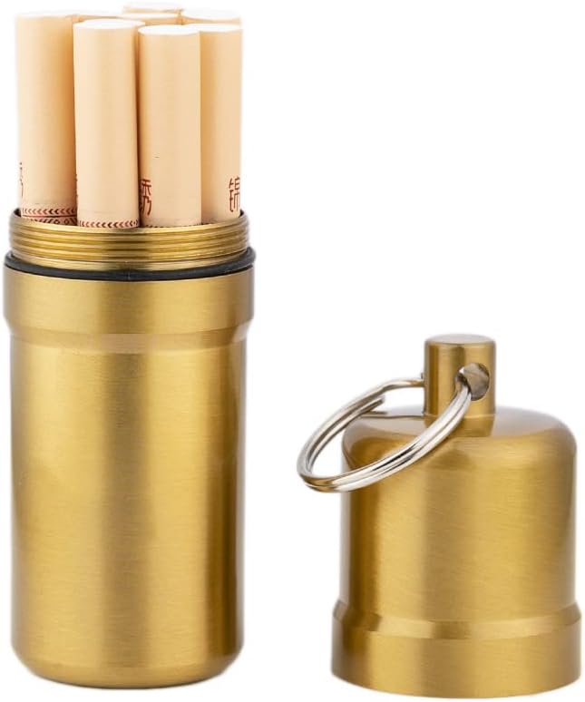 Cigarette case holder with keychain 