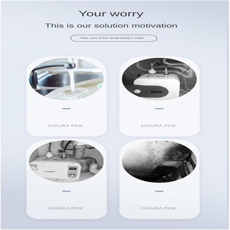 Instant electric hot water heater faucet