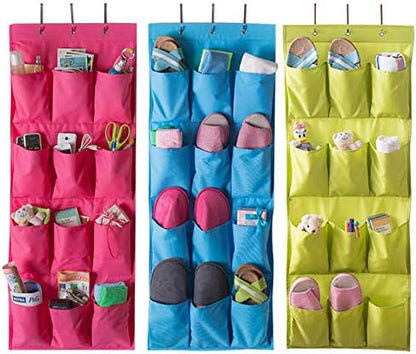 Over the Door 20-Pocket Organizer 5-Layer Hanging Storage Shelf