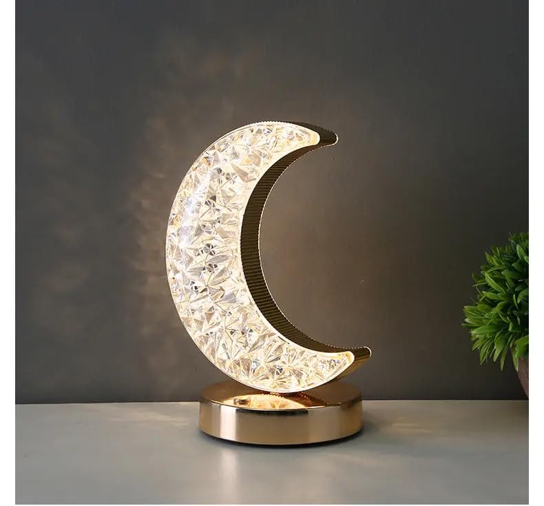 Led moon shape touch sensor night light