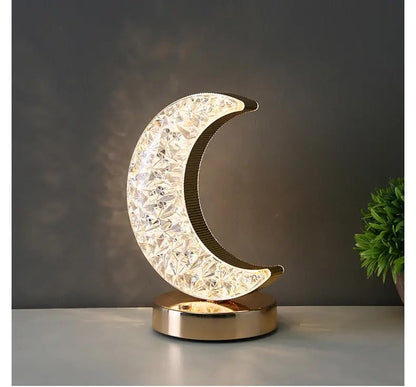 Led moon shape touch sensor night light