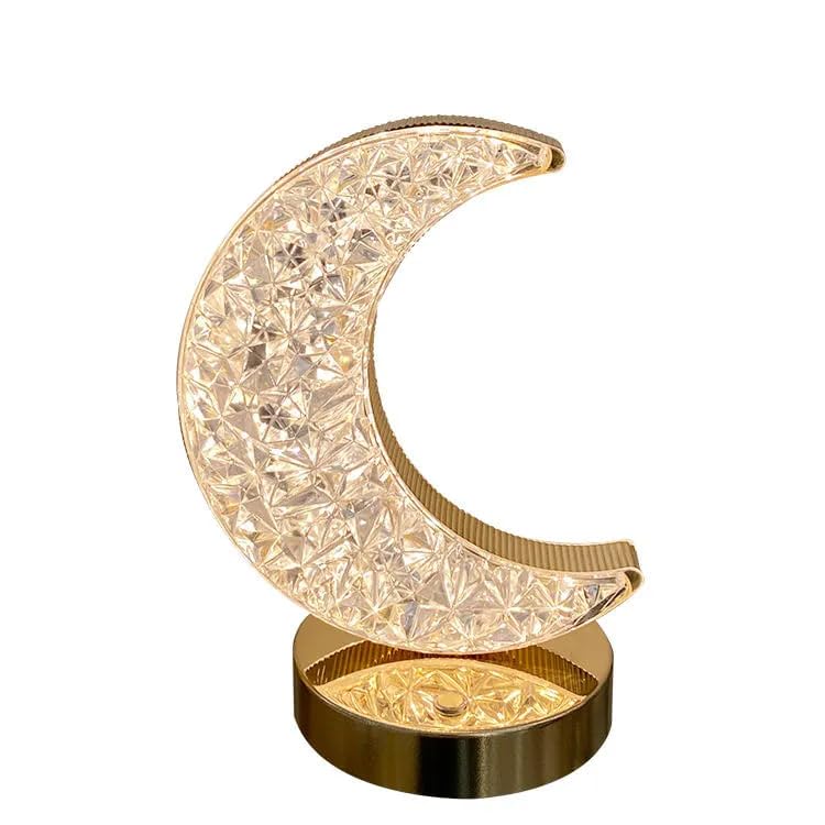 Led moon shape touch sensor night light