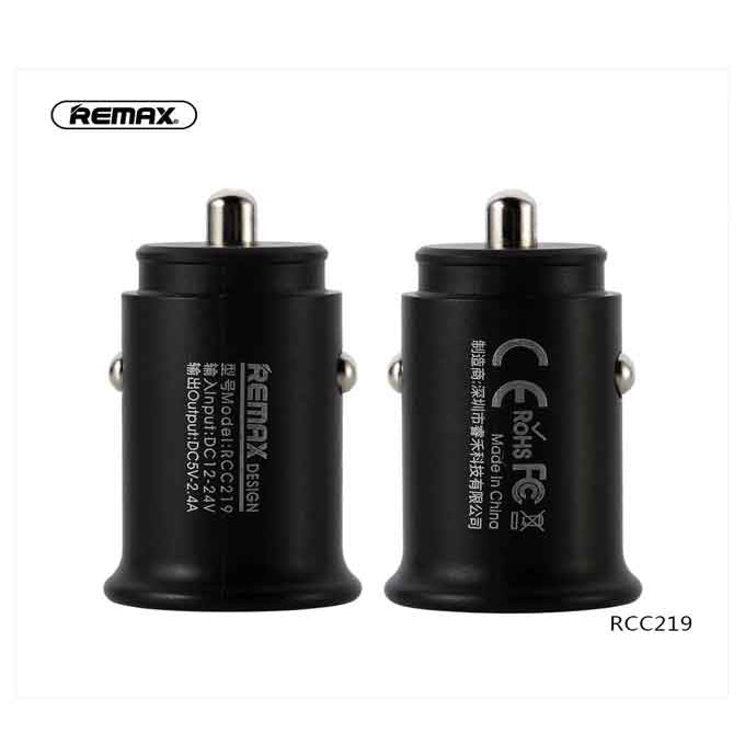 Remax rcc-219 roki series car charger 2.4a - black