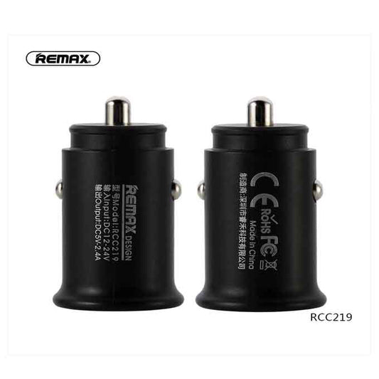 Remax rcc-219 roki series car charger 2.4a - black