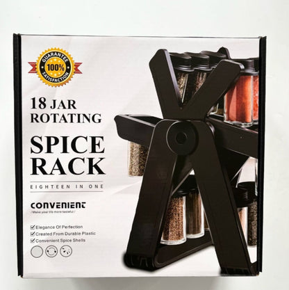 Rotating ferris wheel seasoning rack set spice rack