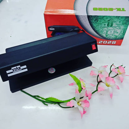 Magnifier 5x led uv money currency checker-glass microscope