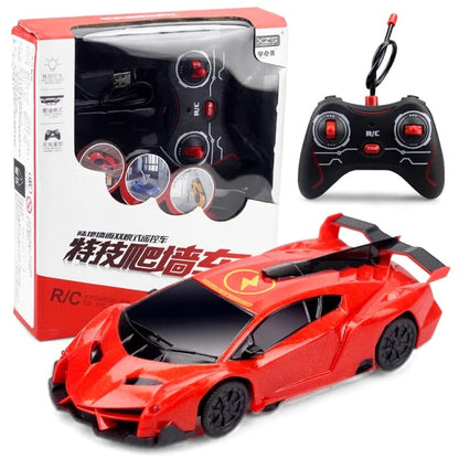 Remote control toy car wall climbing car