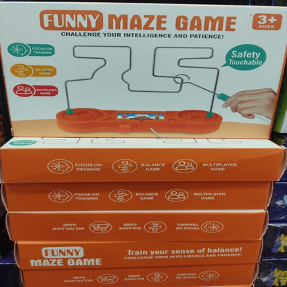 Battery operated funny maze game